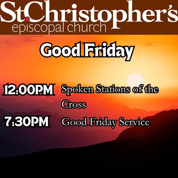 Good Friday Service 7:30PM